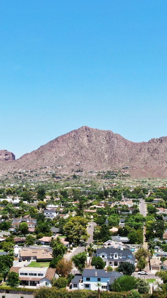 aerial photo of city